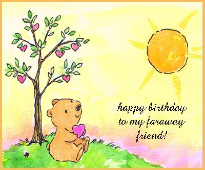 Happy Birthday To My Faraway Friend-wb01066