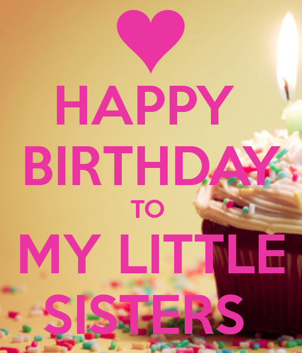 Happy Birthday To My Little Sister-wb2729