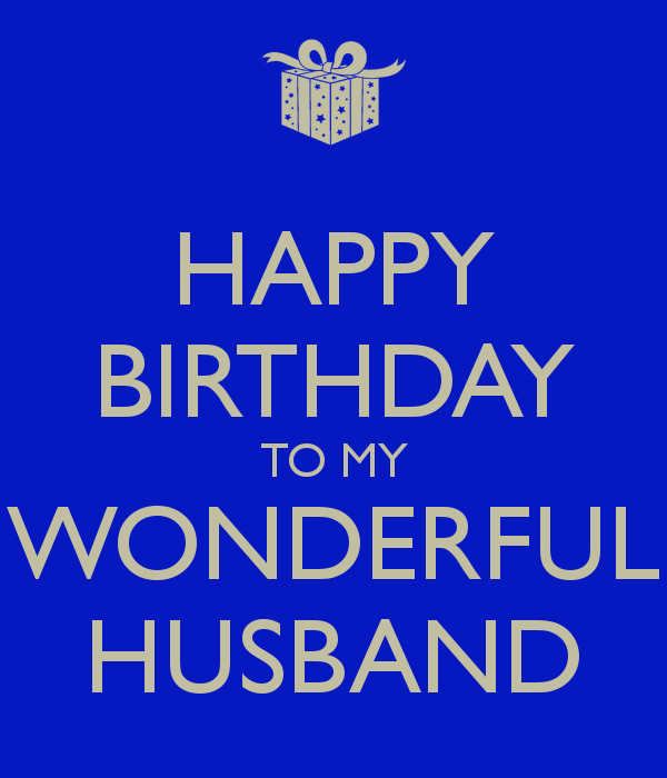 Happy Birthday To My Wonderful Husband-wb2325