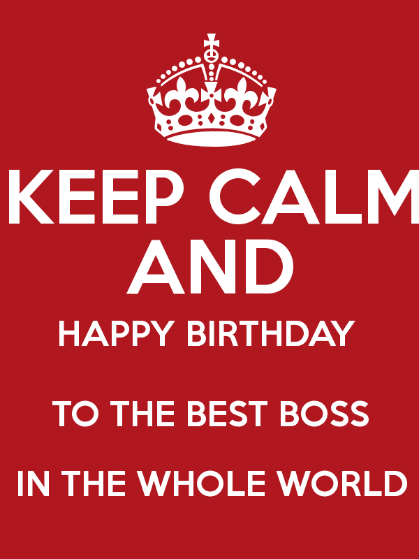 Happy Birthday To The Best Boss In The Whole World-wb1126