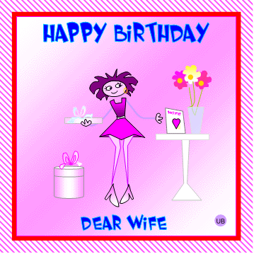 Happy Birthday To The Best Wife-wb2430
