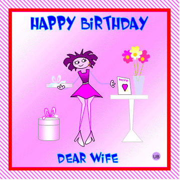 Happy Birthday To The Best Wife-wb2430