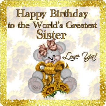 Happy Birthday To The World Greatest Sister-wb2734