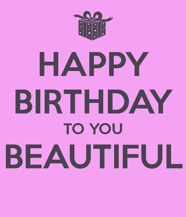 Happy Birthday To You Beautiful-wb906