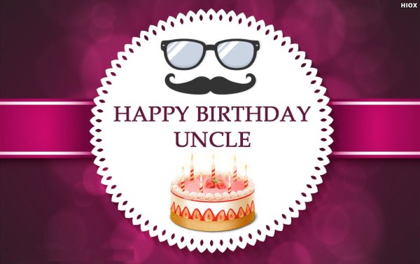 Happy Birthday Uncle-Cake Image-wb2821