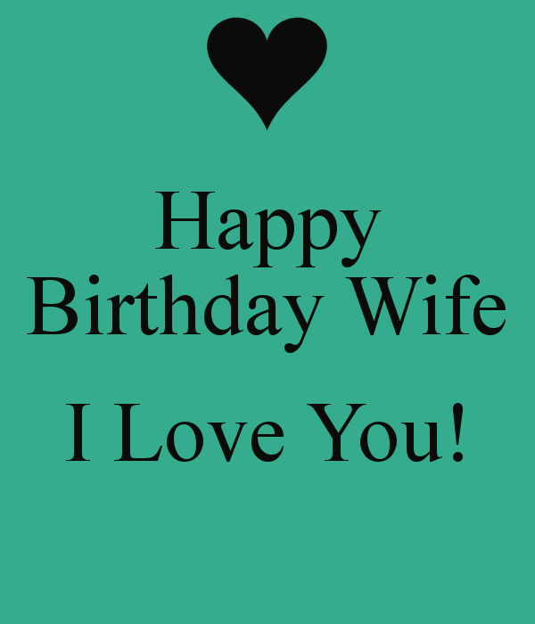 Happy Birthday Wife I Love You-wb2433