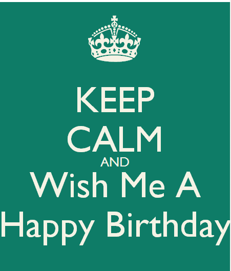 Birthday Wish To Me-wb2850