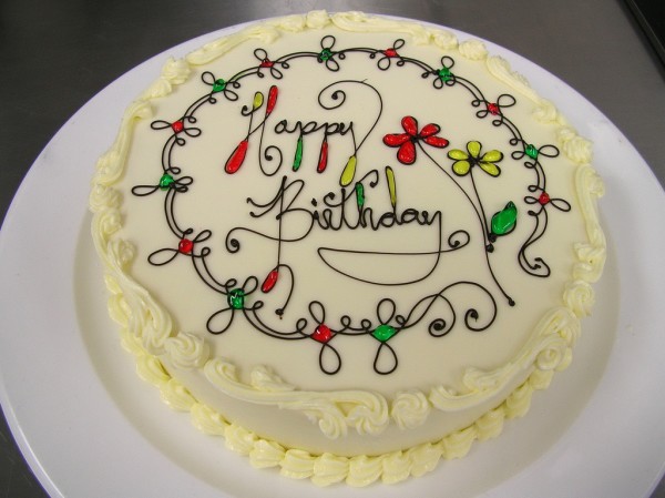 Birthday Wish With Beautiful Cake-wb3025