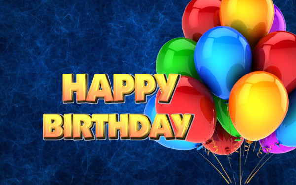 Happy Birthday With Birthday Balloons-wb2924