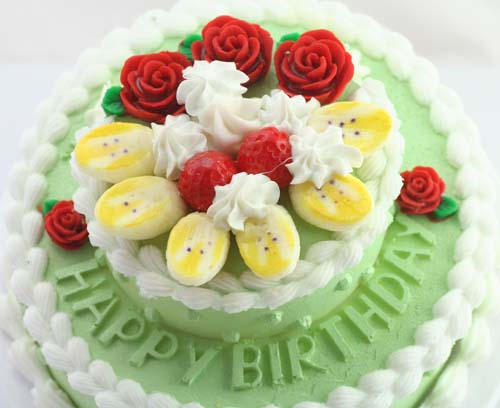 Happy Birthday With  Decorated Cake-wb3034