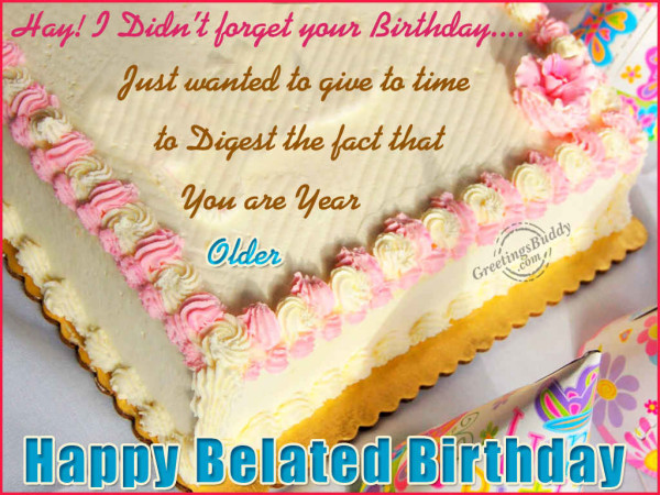Hay! I Did Not Forget Your Birthday-wb141