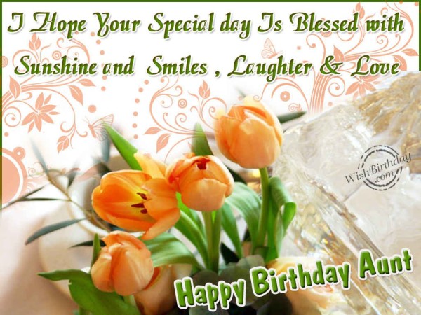 I Hope Your Special Day Is Blessed With Sunshine And Smile-wb524