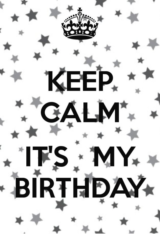 Keep Calm It Is My Birthday-wb2865