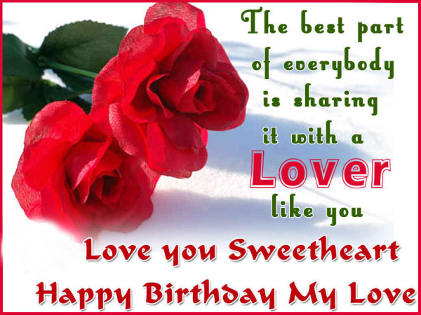 Love You Sweetheart Happy Birthday My Love-wb909