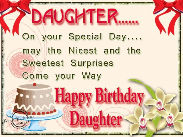 Lovely  Daughter Happy Birthday-wb726