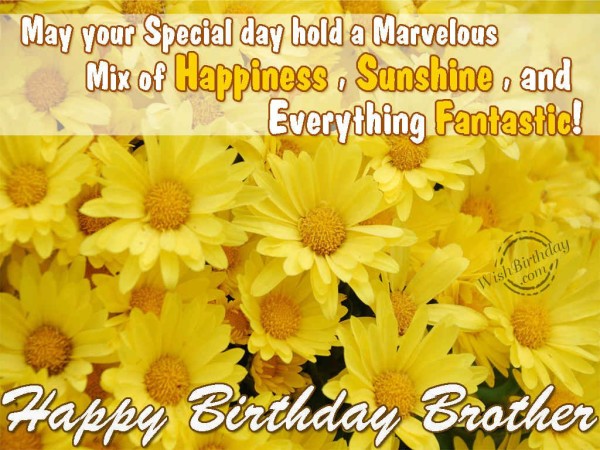 May Your Special Day Hold A Marvelous