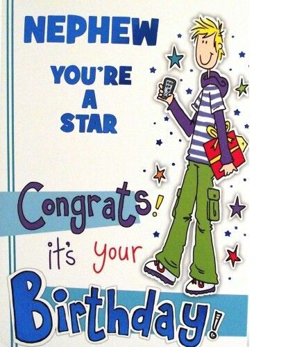 Nephew You Are A Star Congrats It Is Your Birthday-wb2036