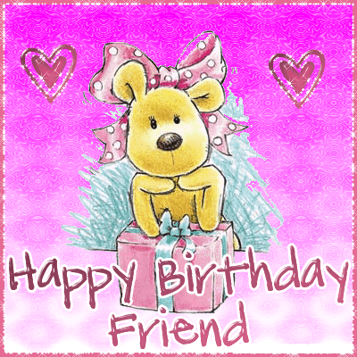 Pooh Wishing You  Happy Birthday  My Friend-wb01090
