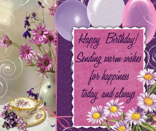 Sending Birthday Wishes For Happiness - Wish Birthday – Birthday Wishes ...