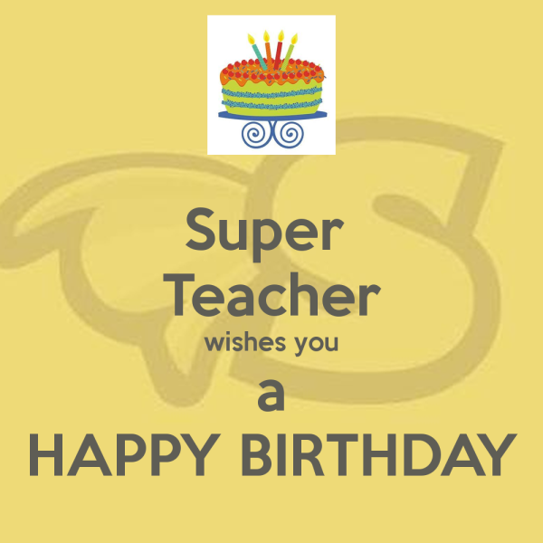 Happy Birthday To Super Teacher-wb2527