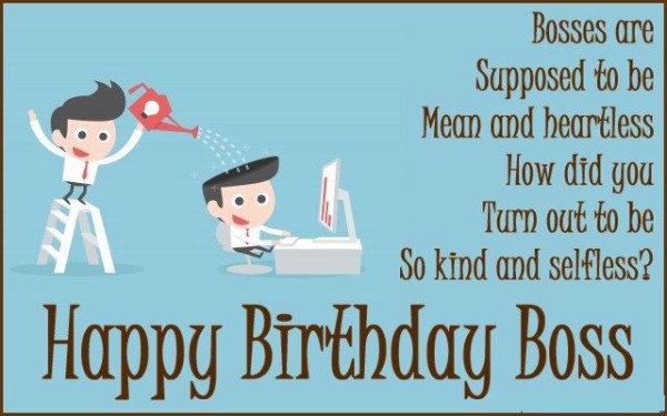 Sweet Birthday Wish For Boss-wb1136