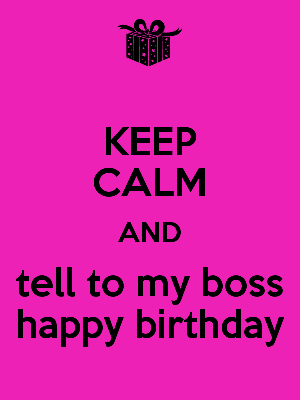 Tell My Boss Happy Birthday-wb1137