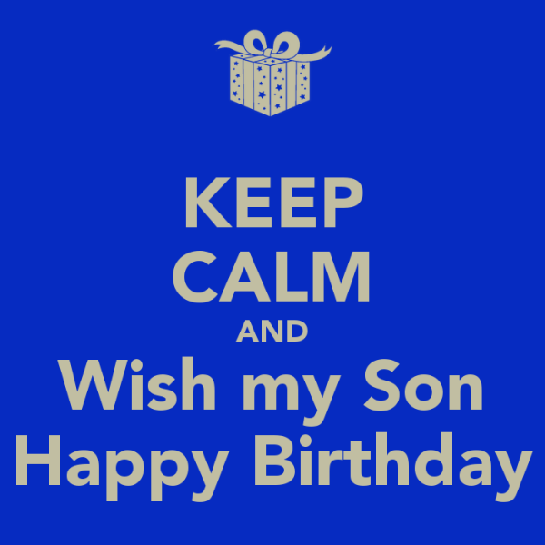 Wish My Son Happy Birthday-wb2620