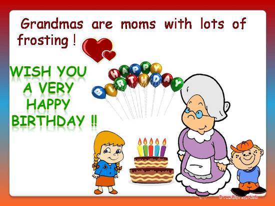 Wish You A Very Happy Birthday Grandmom-wb335