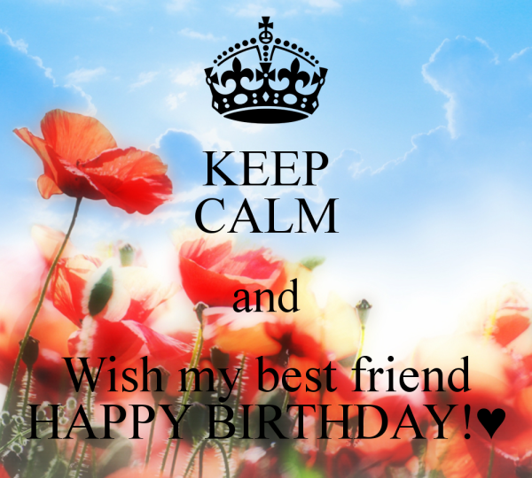 Wish My Best Friend Happy-wb01095