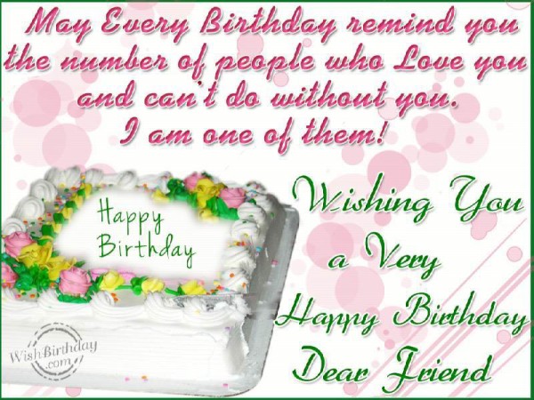 Wishing You A Very Happy Birthday -wb01100