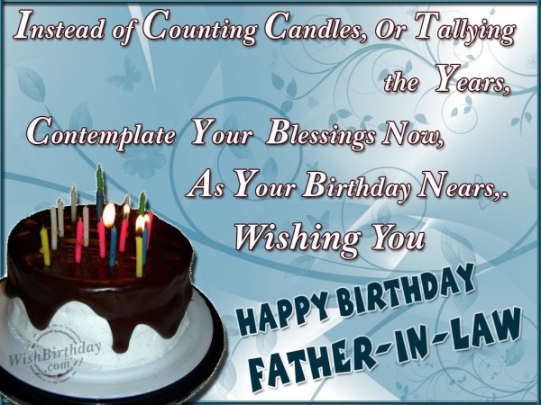 Wishing You A Very Happy Birthday  Father In Law-wb626