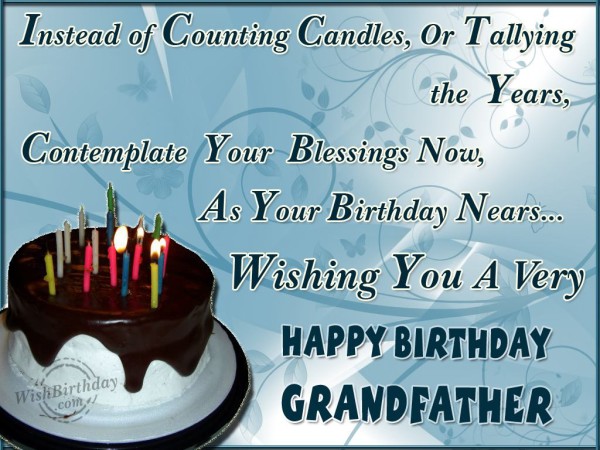 Wishing You A Very Happy Birthday Grand Father-wb268