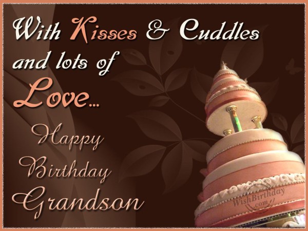 With Kisses And Cuddles And Lots Of Love Happy Birthday-wb2436