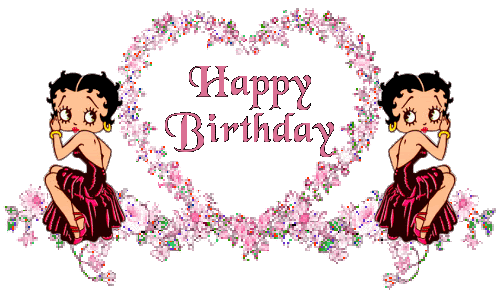 Betty Boop Wishing You Happy Birthday