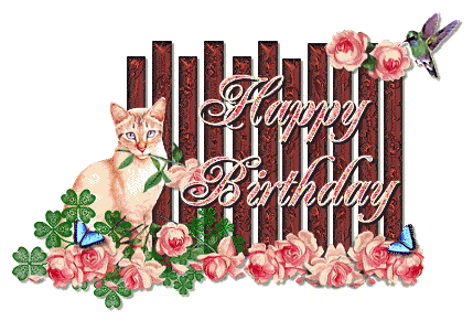 Cat Wishing You Happy Birthday