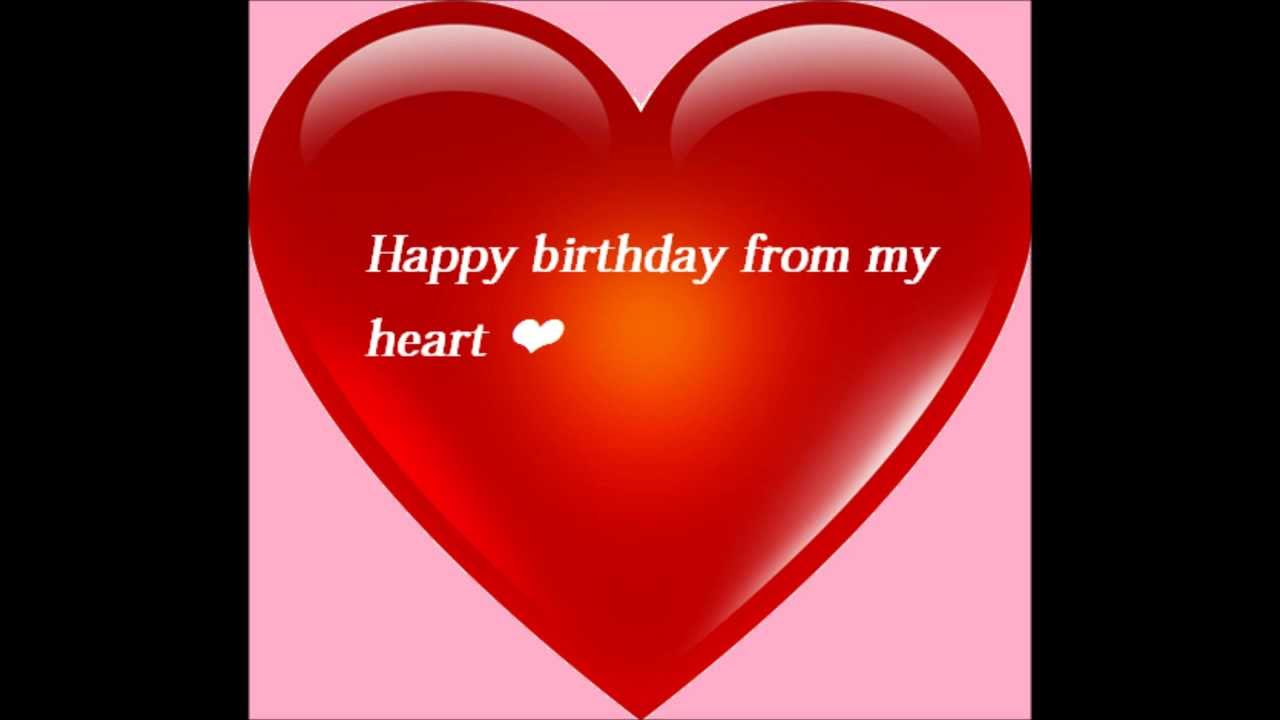 Happy Birthday From My Heart Wish Birthday Birthday Wishes