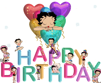 Happy Birthday With Betty Boop-wb461