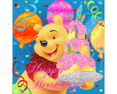 Pooh Wishing You Happy Birthday 