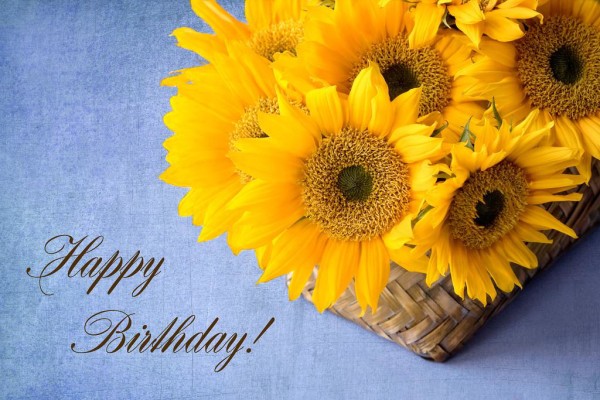 Sending Sunflowers On Birthday