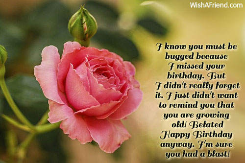 Belated Happy Birthday Hope You Had A Blast-wb0903