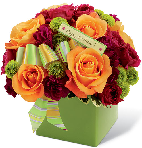 Birthday Gift Full Of Flowers-wb4103