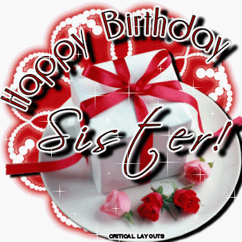 Birthday Wishes For Sister - Glittering Pic-wb0021