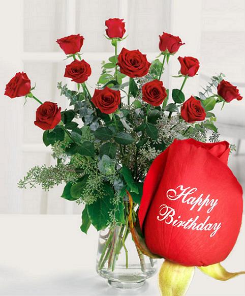 Birthday Wishes With Roses-wb4105