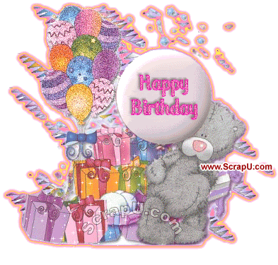 Birthday With Colorful Glitter-wb5607