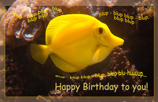 Blup Blup Happy Birthday To u-wb01602