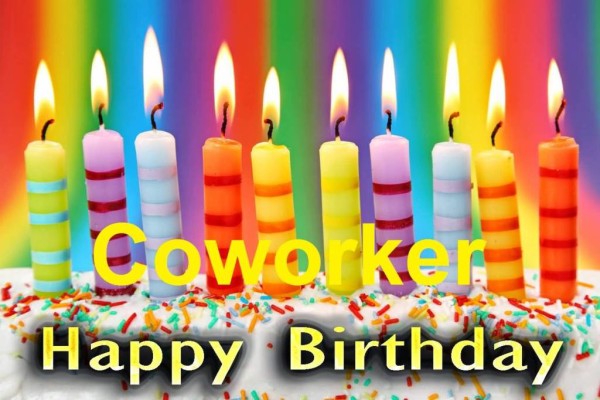 Coworker Happy Birthday To U-wb1110