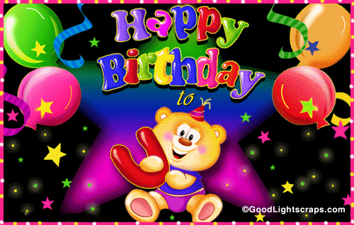 Cute Teddy Wish You Happy Birthday-wg6409