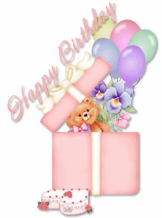 Cute Teddy Wishing Happy Birthday-wb5709