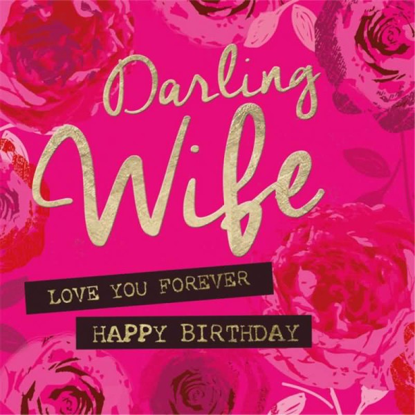 Darling Wife Happy Birthday-wb304
