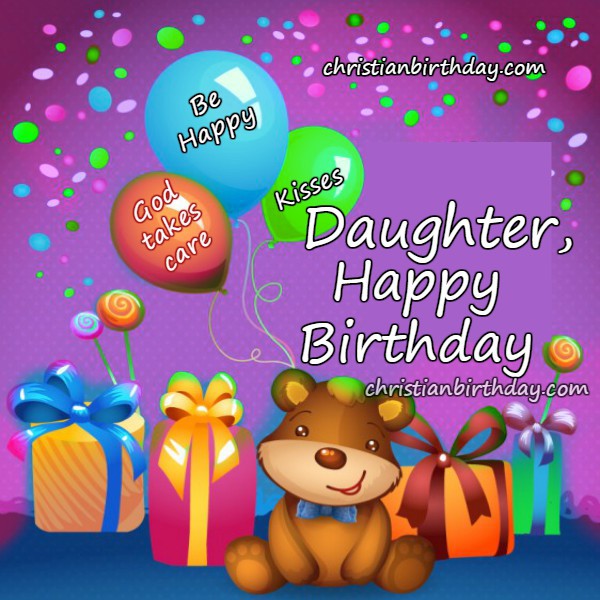 Daughter Happy Birthday ! - wb013